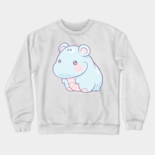 Little blue hippo Crewneck Sweatshirt